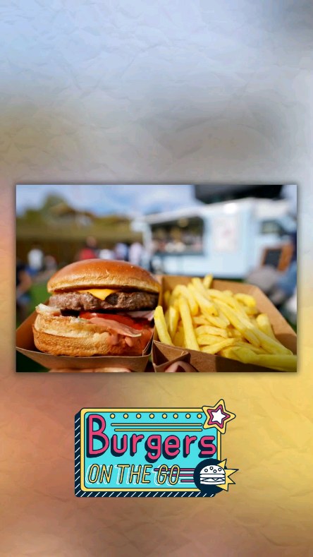 Burger on the go - @maina.events Instagram